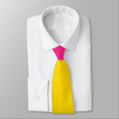 Pansexuelle Pride-Flagge Krawatte (Gebunden)
