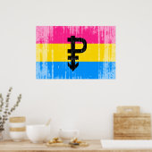 Pansexuelle Pride-Flagge Poster (Küche)