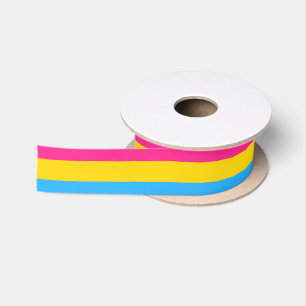 Pansexuelle Pride-Flagge Satinband