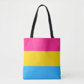 Pansexuelle Pride-Flagge Tasche (Vorderseite)