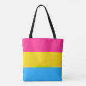 Pansexuelle Pride-Flagge Tasche (Rückseite)
