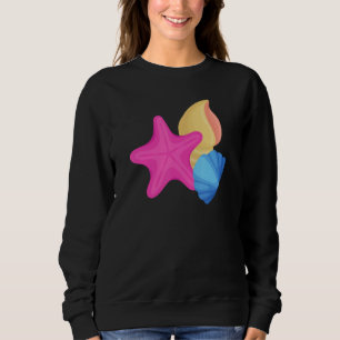 Pansexuelle Stolz Meeresmuscheln LGBTQ Pan-Flagge Sweatshirt