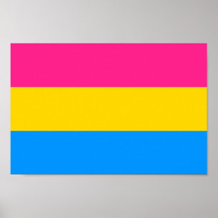 Pansexuelle Stolzfarben Poster