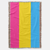 Pansexuellen-Stolzflagge Decke (Vorderseite Vertikal)