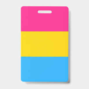 Pansexuellen Stolzflagge LGBTQ Ausweis