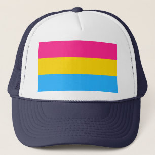 Pansexuellen Stolzflagge LGBTQ Truckerkappe