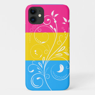 Pansexuellen-Stolzflagge Vintage-Blumenblüte Case-Mate iPhone Hülle