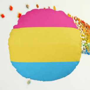 Pansexueller Stolz Kreis Rundes Kissen