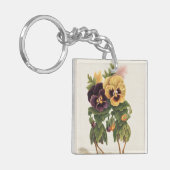 Pansey Ladys Schlüsselanhänger (Vorderseite links)