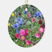 Pansies and Daisies Ornament (Links)