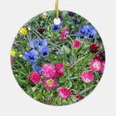 Pansies and Daisies Ornament (Hinten)