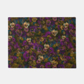 Pansies [gold] Door mat rug Fußmatte (Vorderseite)