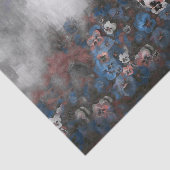 Pansies op 2 DBL Seidenpapier (Ausschnitt)