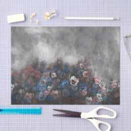 Pansies op 2 DBL Seidenpapier