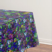 Pansies [purple] 60x104 Large cotton table cloth Tischdecke (Beispiel)