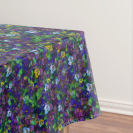 Pansies [purple] table cloth 52x70 cotton tischdecke