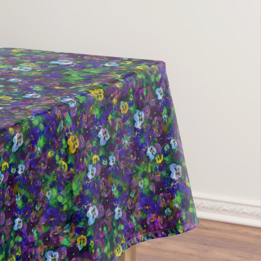 Pansies [purple] table cloth 52x70 cotton tischdecke (Beispiel)