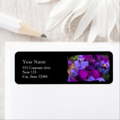 Pansies Return Address Labels (Insitu)
