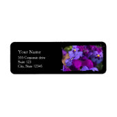 Pansies Return Address Labels (Vorne)