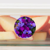 Pansies Return Address Labels Etiketten (Befestigt)