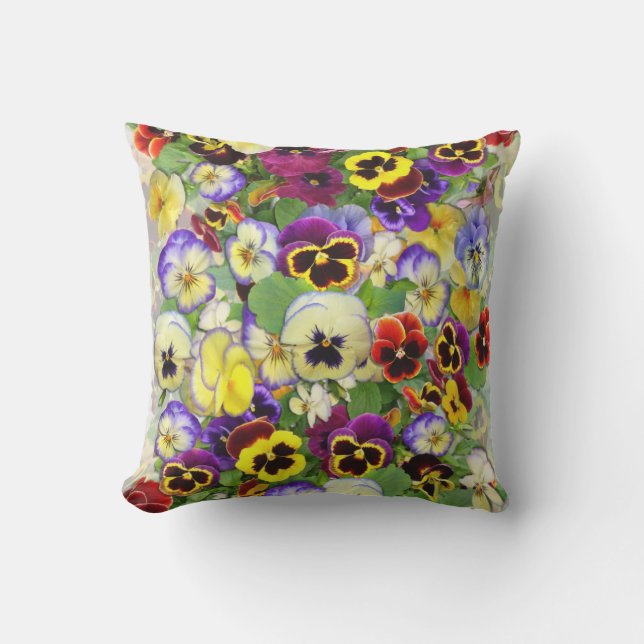 Pansiey Cascade Kissen (Vorderseite)