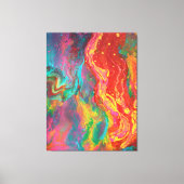 "Panspermia Stretched", abstract, psychedelic Leinwanddruck (Vorderseite)