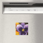 "Pansy #1" Blumenmagnet Magnet (In Situ (Geschirrspüler))