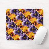 "Pansy #1" gepolstertes Muster florales Mousepad (Mit Mouse)