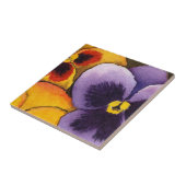 "Pansy #1" Kitchen Garden Keramik Tile Fliese (Seite)