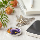 "Pansy 1" Schlüsselanhänger (Seite)