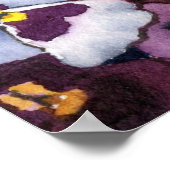 Pansy #2 Art Print Poster (Ecke)