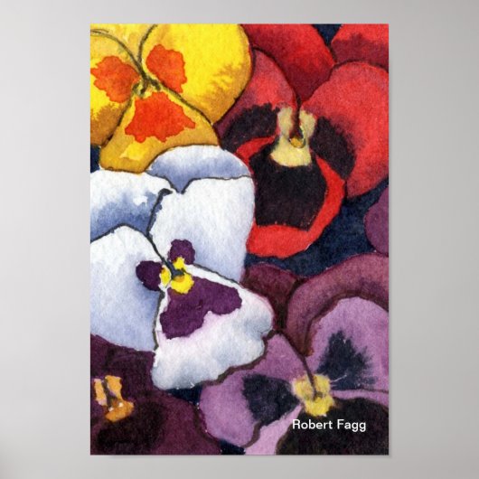 Pansy #2 Art Print Poster (Vorne)