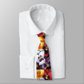 "Pansy 2" Blumengarten Neck Tie Krawatte (Gebunden)