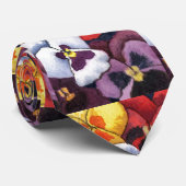 "Pansy 2" Blumengarten Neck Tie Krawatte (Gerollt)