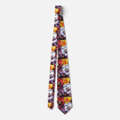 "Pansy 2" Blumengarten Neck Tie Krawatte (Rückseite)