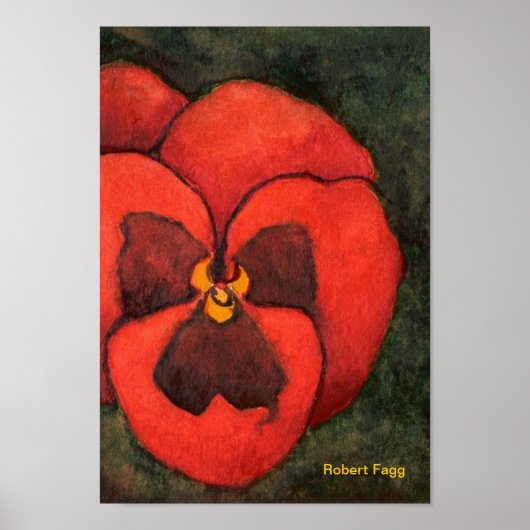 Pansy #3 Art Print Poster (Vorne)