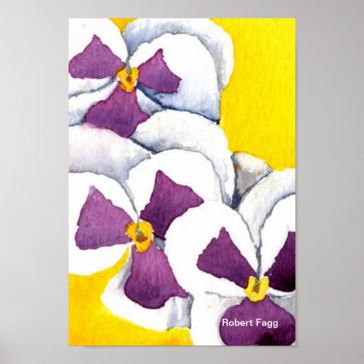 Pansy #4 Art Print Poster (Vorne)