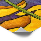 Pansy #4 Art Print Poster (Ecke)