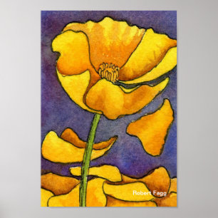 Pansy #4 Art Print Poster