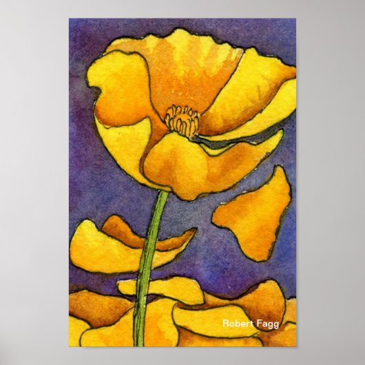 Pansy #4 Art Print Poster (Vorne)