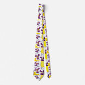 "Pansy 4" Blumengarten Neck Tie Krawatte (Vorderseite)