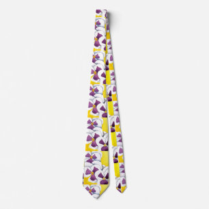 "Pansy 4" Blumengarten Neck Tie Krawatte