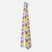 "Pansy 4" Blumengarten Neck Tie Krawatte (Rückseite)