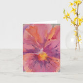 Pansy-Anmerkungs-Karte Karte (Gelbe Blume)