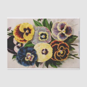 Pansy Antiquitäten Gartenteppichpapier Seidenpapier