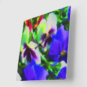 Pansy Art Wall Uhr (Winkel)