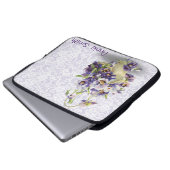 Pansy Basket an der Spitze Laptopschutzhülle (Vorne Knopf)