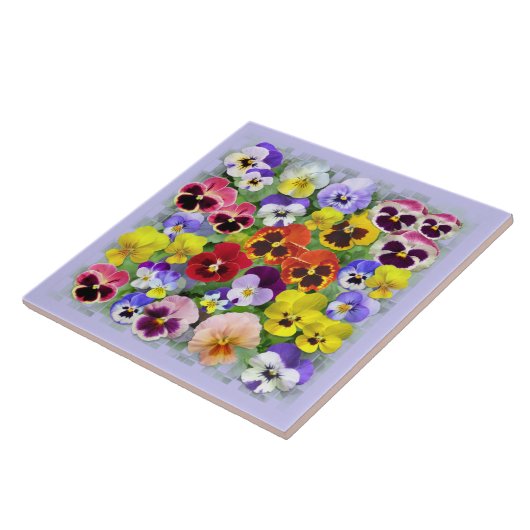 Pansy Beauty Fliese (Seite)