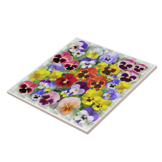 Pansy Beauty Fliese (Seite)