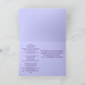 Pansy-Beileidskarte Karte (Innenseite)